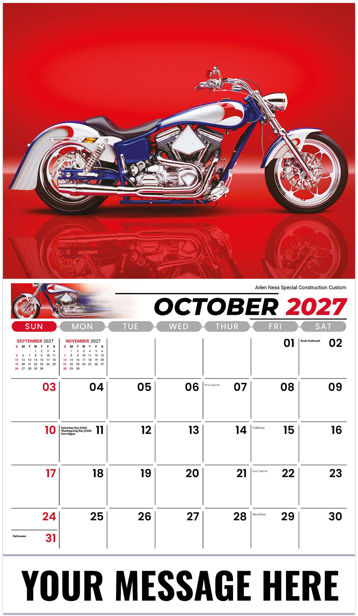 Motorcycle Mania - 2027 Promotional Calendar