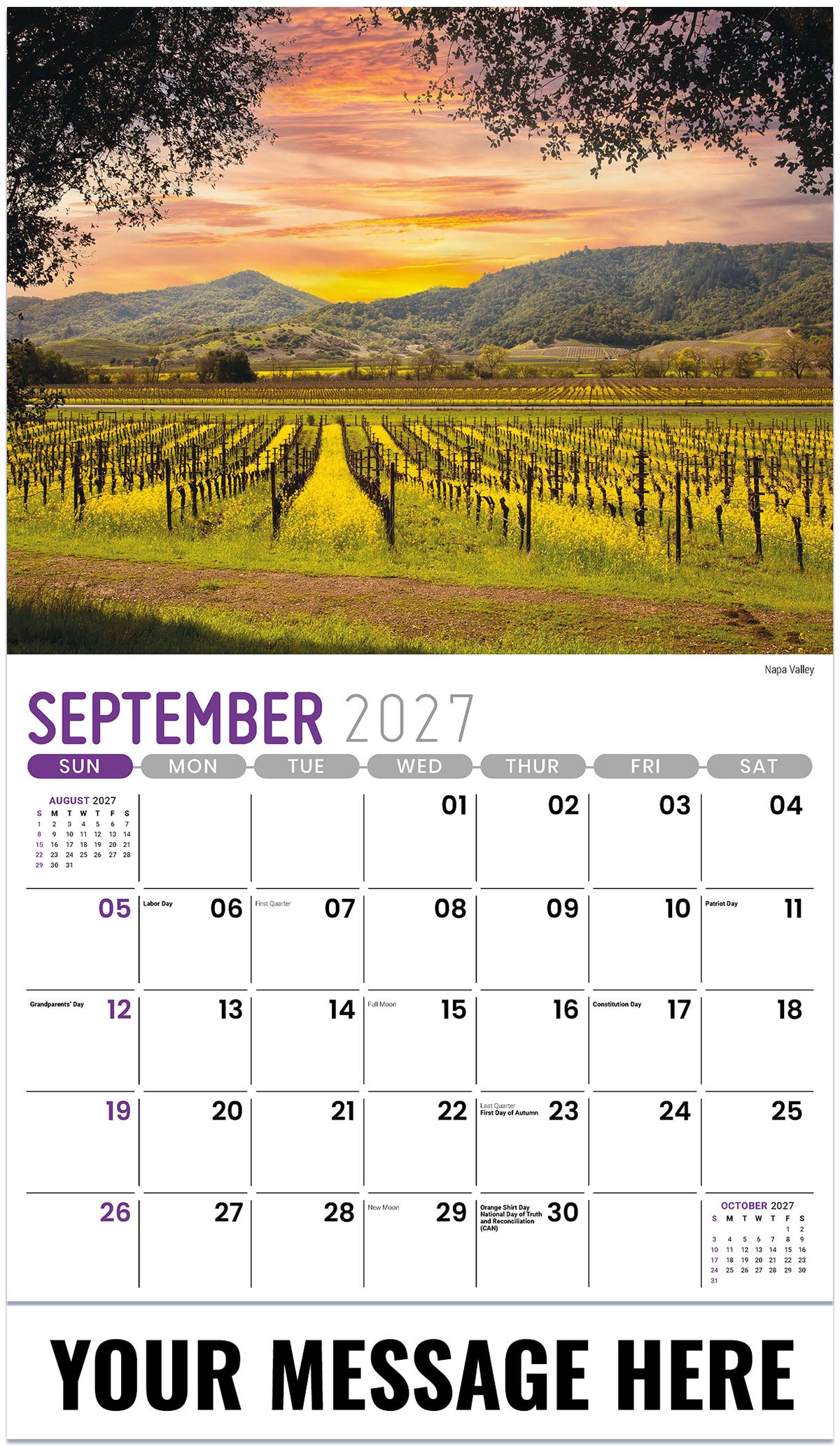 Scenes of California - 2027 Promotional Calendar