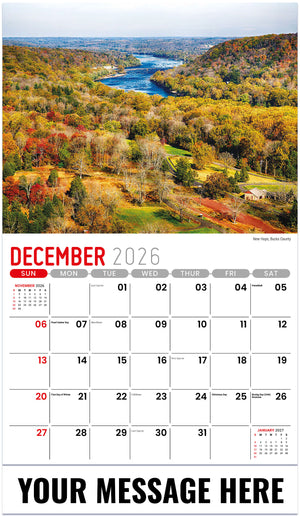 Scenes of Pennsylvania - 2027 Promotional Calendar