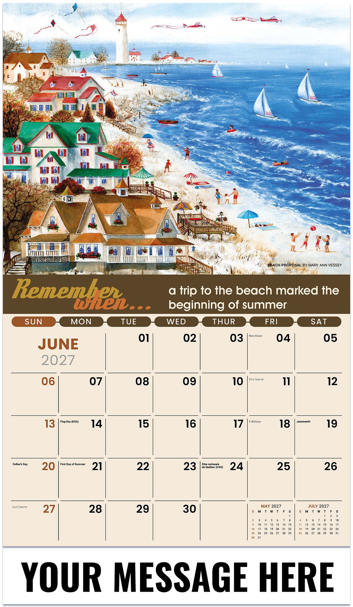 Remember When - 2027 Promotional Calendar