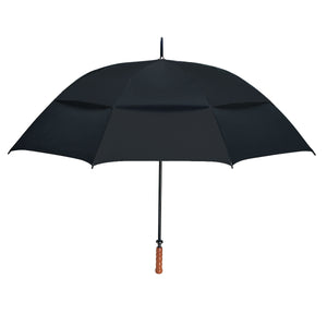 68" Arc Vented, Windproof Umbrella - Black