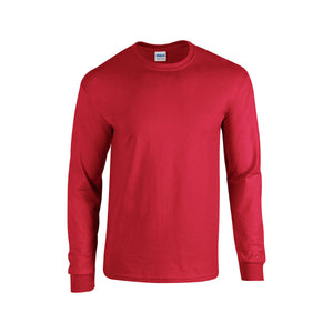 Gildan Adult Heavy Cotton™ Long-Sleeve T-Shirt - Red