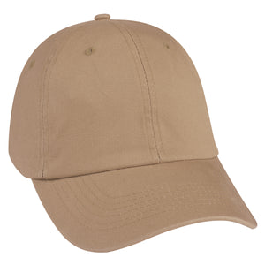 Washed Cotton Cap - Khaki