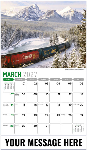 Scenes of Western Canada - 2027 Promotional Calendar
