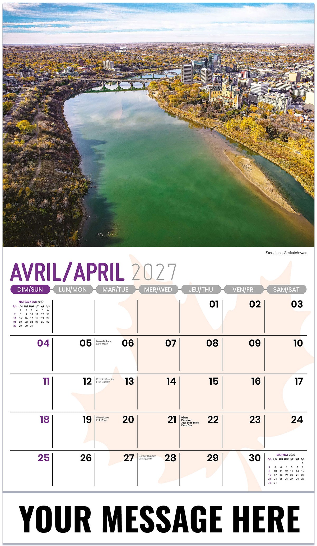 Scenes of Canada (Bilingual) - 2027 Promotional Calendar