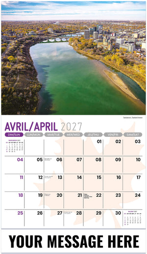Scenes of Canada (Bilingual) - 2027 Promotional Calendar