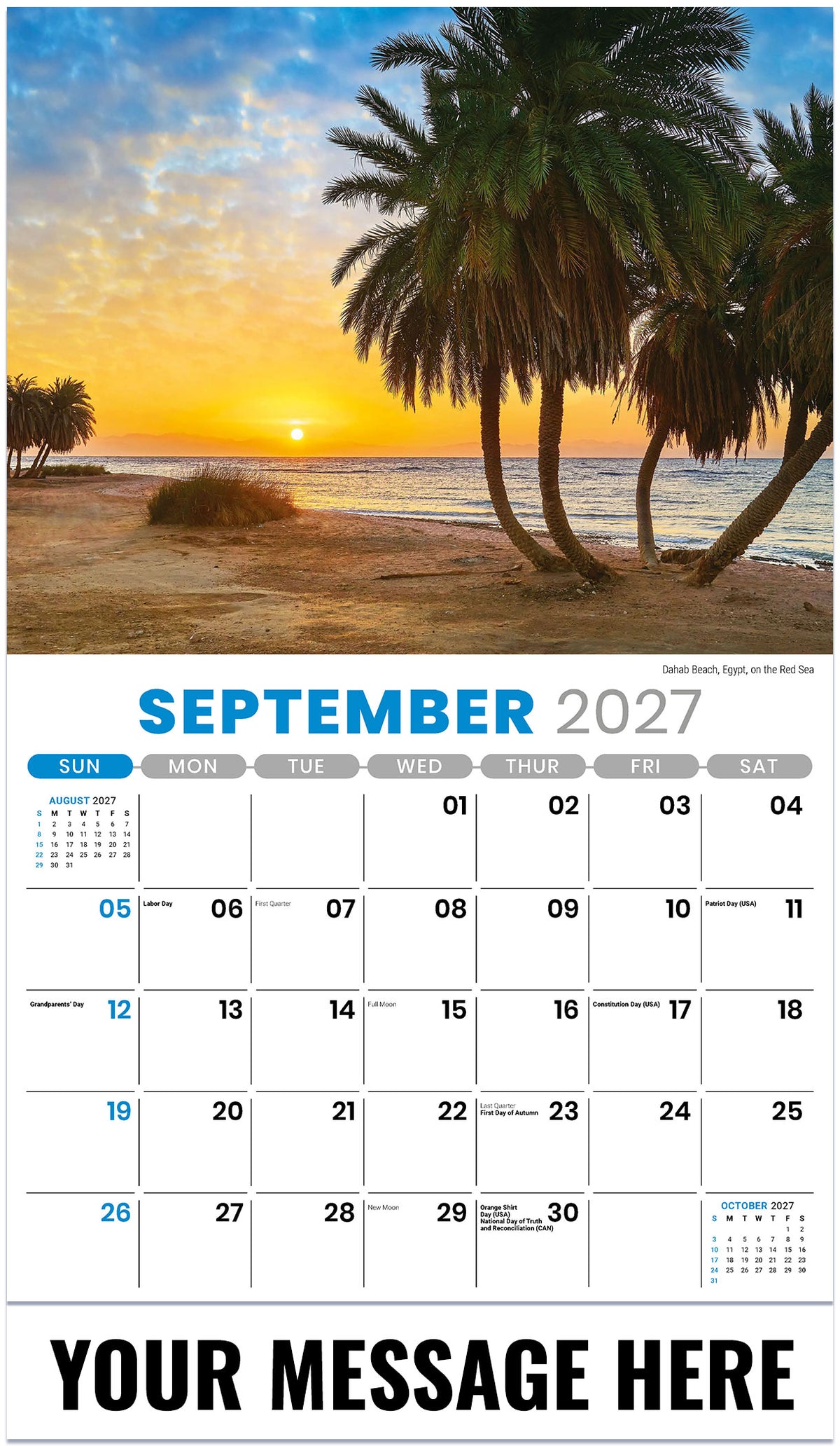 Sun, Sand & Surf - 2027 Promotional Calendar