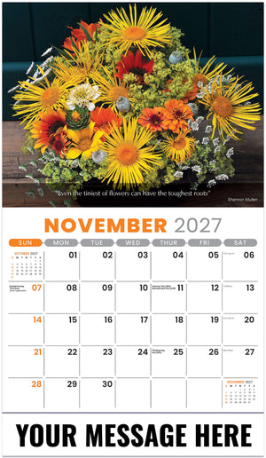 Flowers and Gardens - 2027 Promotional Calendar