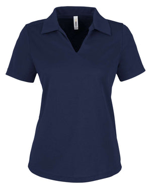 CORE365 Ladies' Market Snag Protect Mesh Polo - Classic Navy