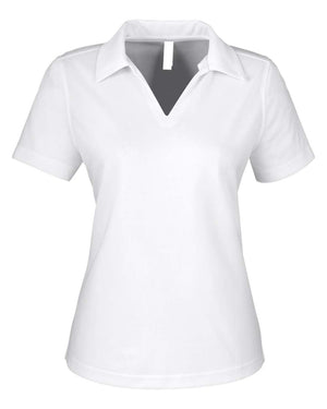 CORE365 Ladies' Market Snag Protect Mesh Polo - White