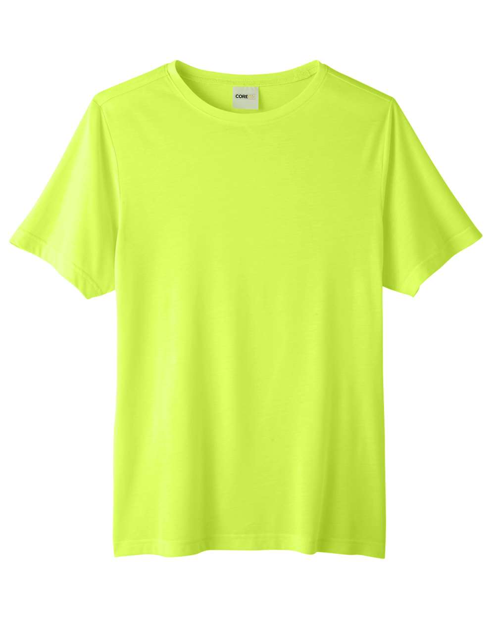 CORE365 Adult Tall Fusion ChromaSoft™ Performance T-Shirt - Safety Yellow