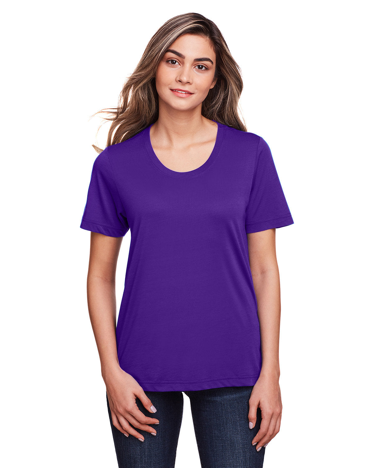 Core365 Ladies' Fusion ChromaSoft™ Performance T-Shirt - Front