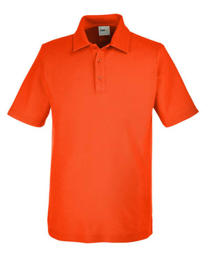 CORE365 Men's Fusion ChromaSoft™ Pique Polo - Campus Orange