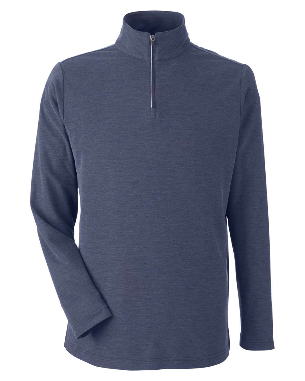 CORE365 Men's Fusion ChromaSoft™ Pique Quarter-Zip - Classic Navy Heather