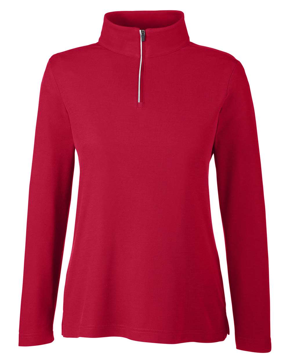 CORE365 Ladies' Fusion ChromaSoft™ Pique Quarter-Zip - Classic Red