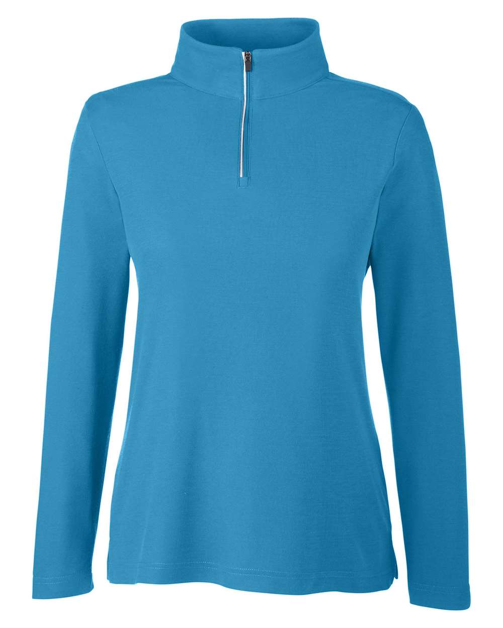 CORE365 Ladies' Fusion ChromaSoft™ Pique Quarter-Zip - Electric Blue