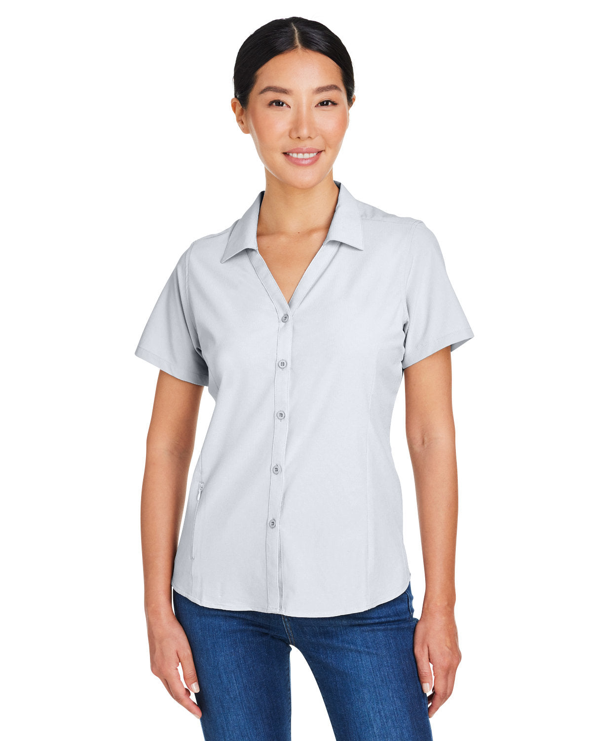 Core365 Ladies' Ultra UVP® Marina Shirt - Front