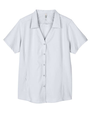CORE365 Ladies' Ultra UVP® Marina Shirt - Platinum