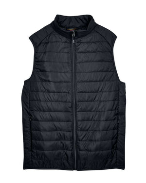 CORE365 Packable Puffer Vest - Men - Black