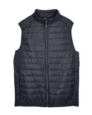 CORE365 Packable Puffer Vest - Men - Carbon