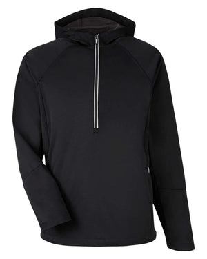 CORE365 Unisex Techno Lite Pullover Anorak - Black
