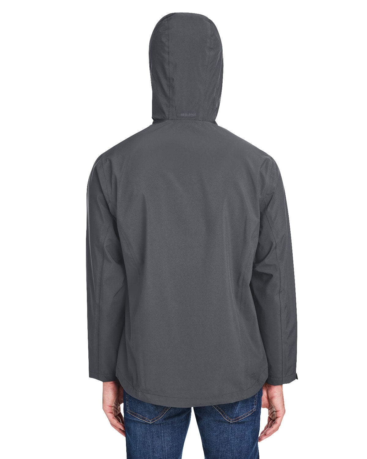 Core365 Men's Barrier Rain Jacket - Back