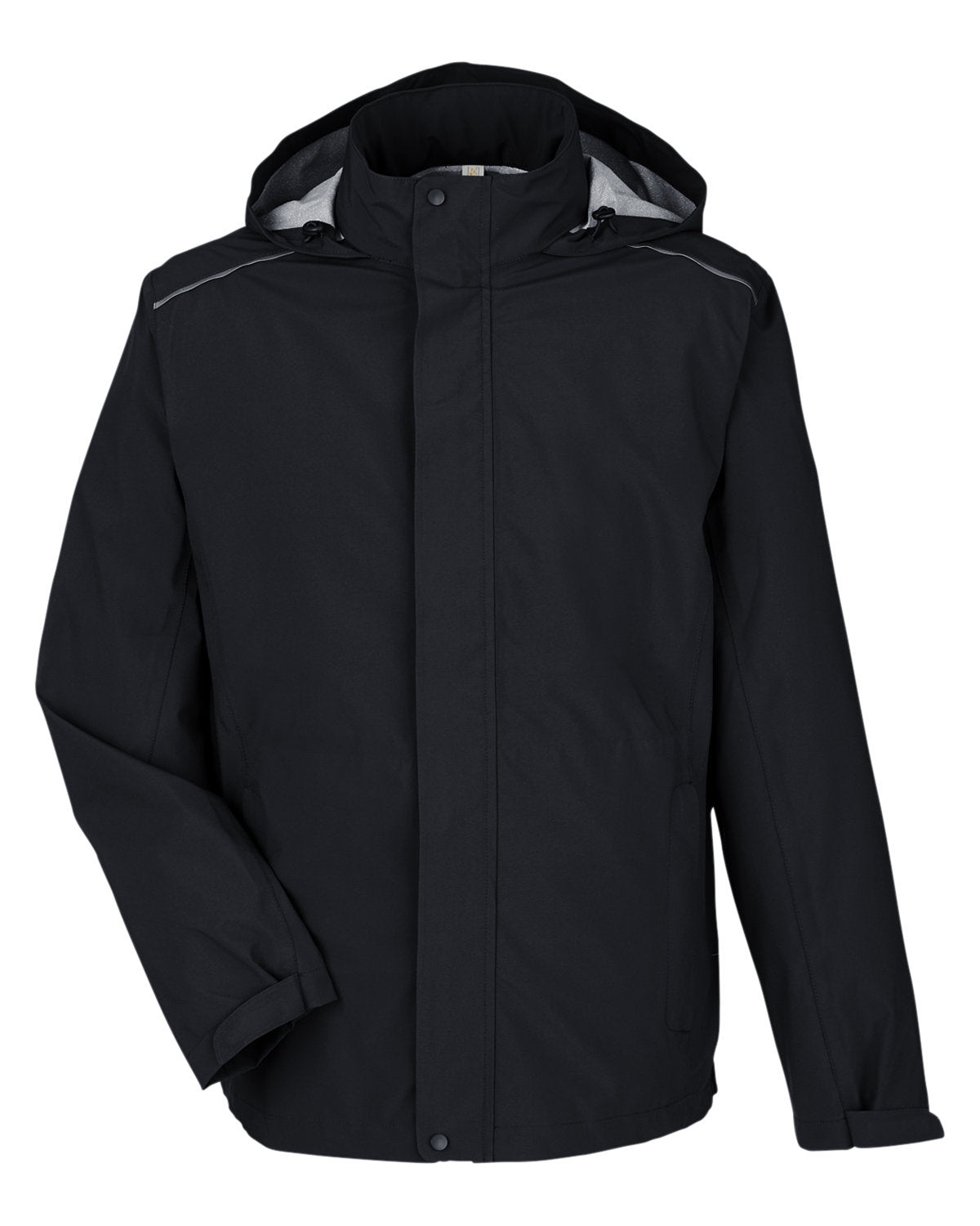 Core365 Men's Barrier Rain Jacket - Black