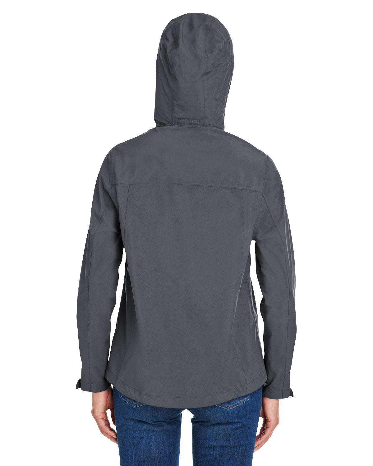 Core365 Ladies' Packable Rain Jacket - Back