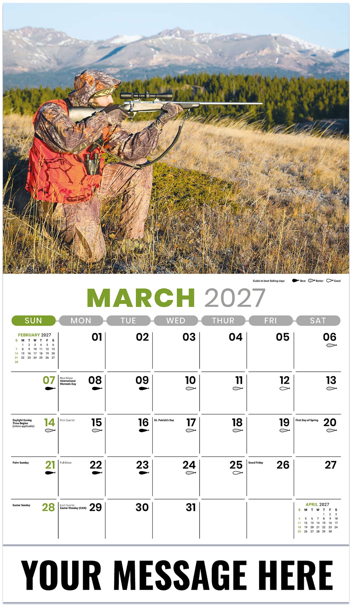 Fishing and Hunting - 2027 Promotional Calendar