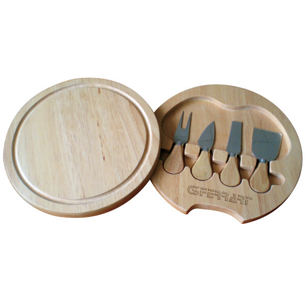 Cheeseboard & Utensil Set - Natural
