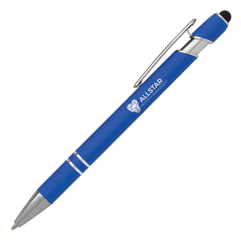 Shelby Soft Grip Pen - Skyblue