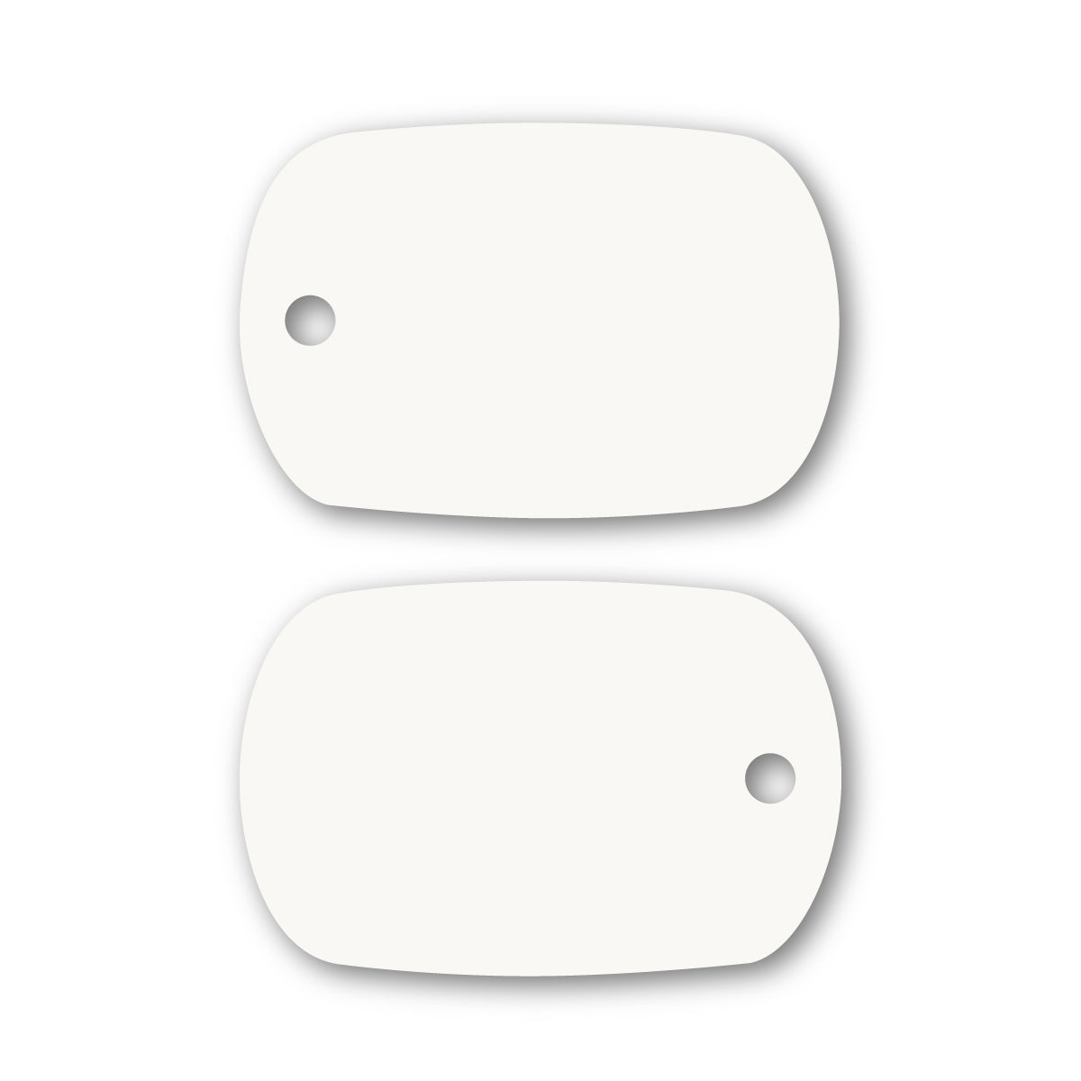 Poly Laminate Key Tag - Standard Oval
