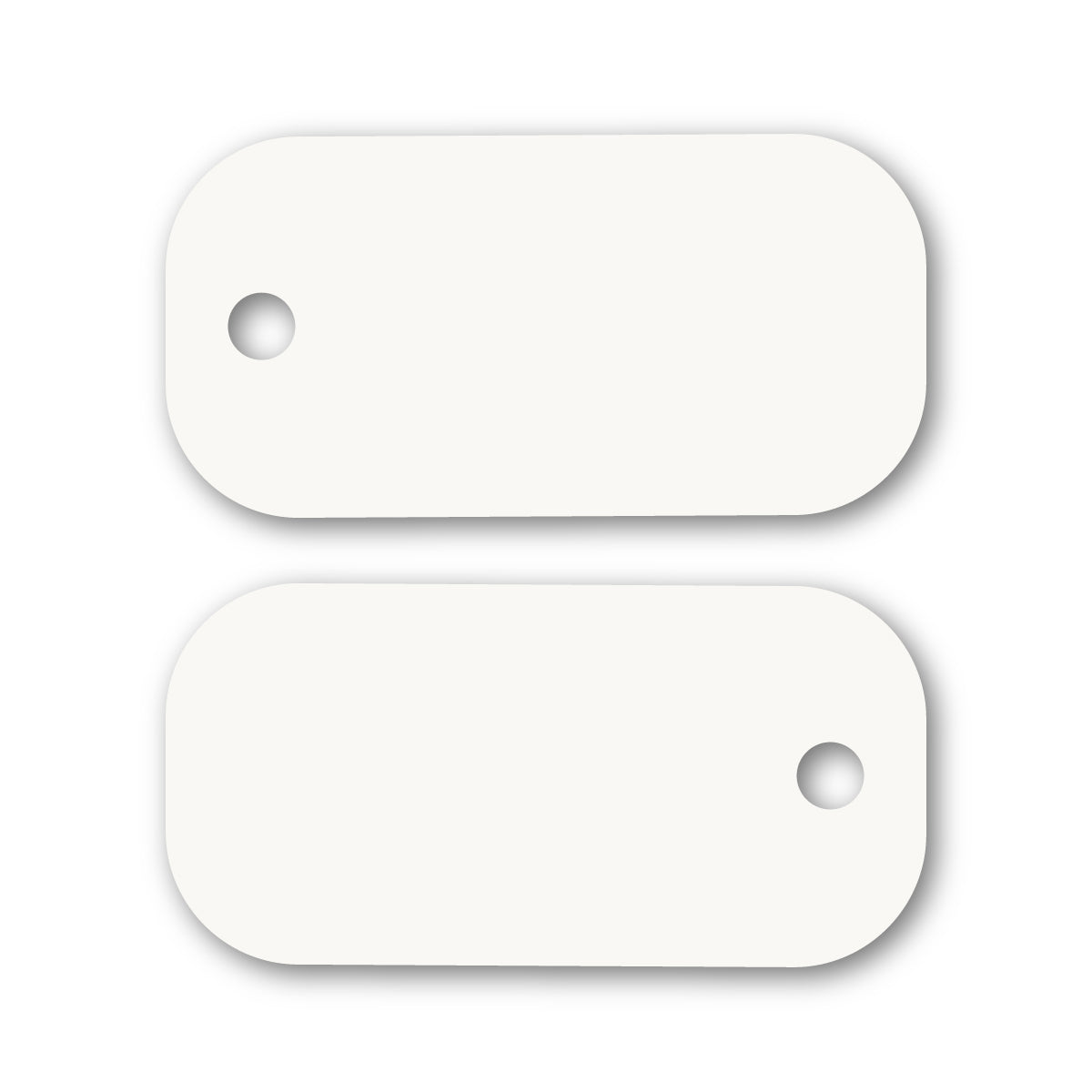 Poly Laminate Key Tag - Medium Rectangle