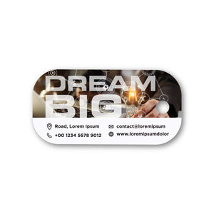 Poly Laminate Key Tag - Medium Rectangle