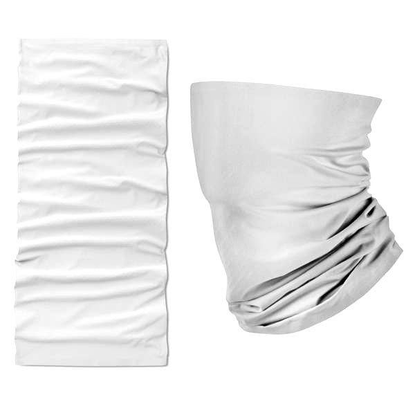 Tubular Bandana (9.5" x 19.5") - White