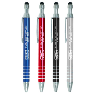 Fury Aluminum Click Action Soft Stylus Pen