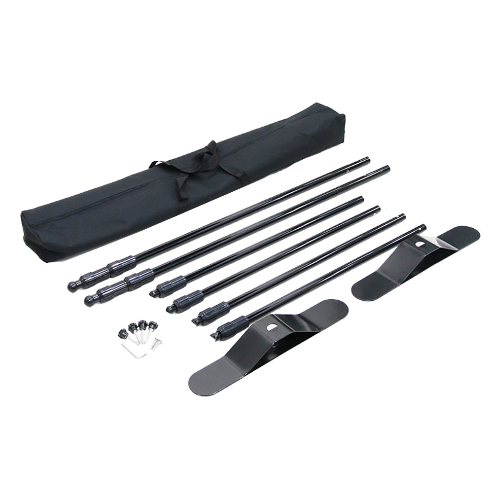 8' Exhibitor Expanding Display Kit, Media Wall, Backdrop, with Full Color Graphics