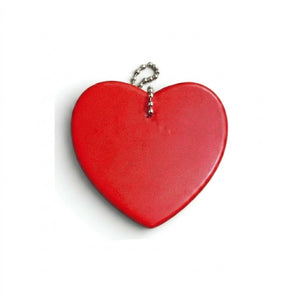 Heart Shape Floating Key Tag - Red