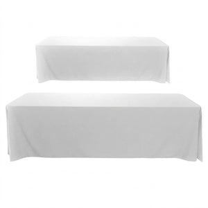Sublimated Table Cloth for 8' table, Drape style, 4 sided, Closed Back