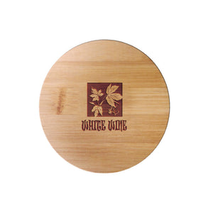 Round Bamboo Coaster - 6 Piece Set - Bamboo