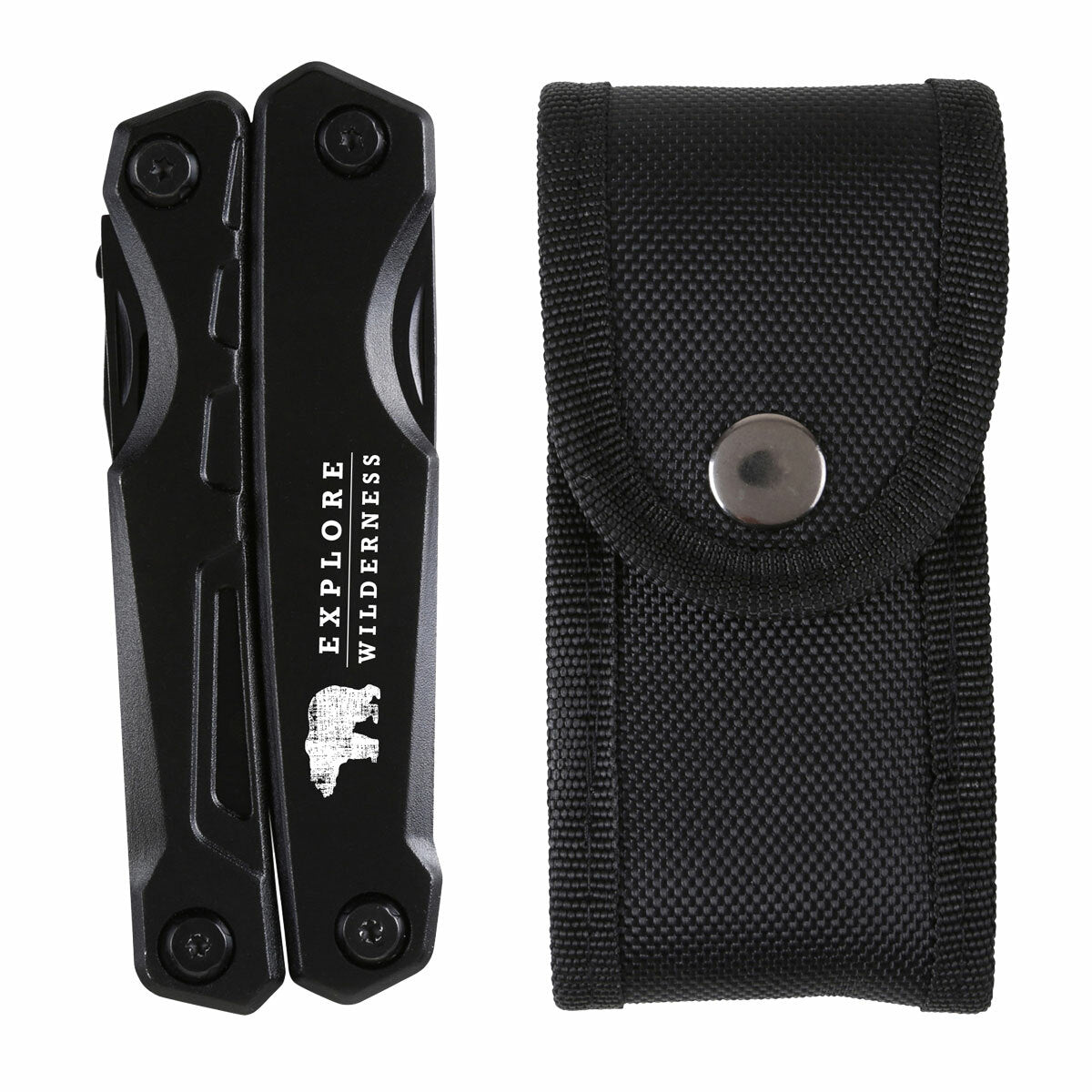 13 in 1 Multi-Tool with Black Pouch