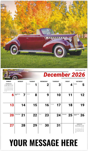 Classic Cars - 2026 Promotional Calendar