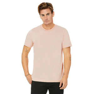 Bella + Canvas Unisex Heather CVC T-Shirt - Hthr Prism Peach