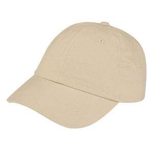 Brushed Cotton Twill Cap - Khaki