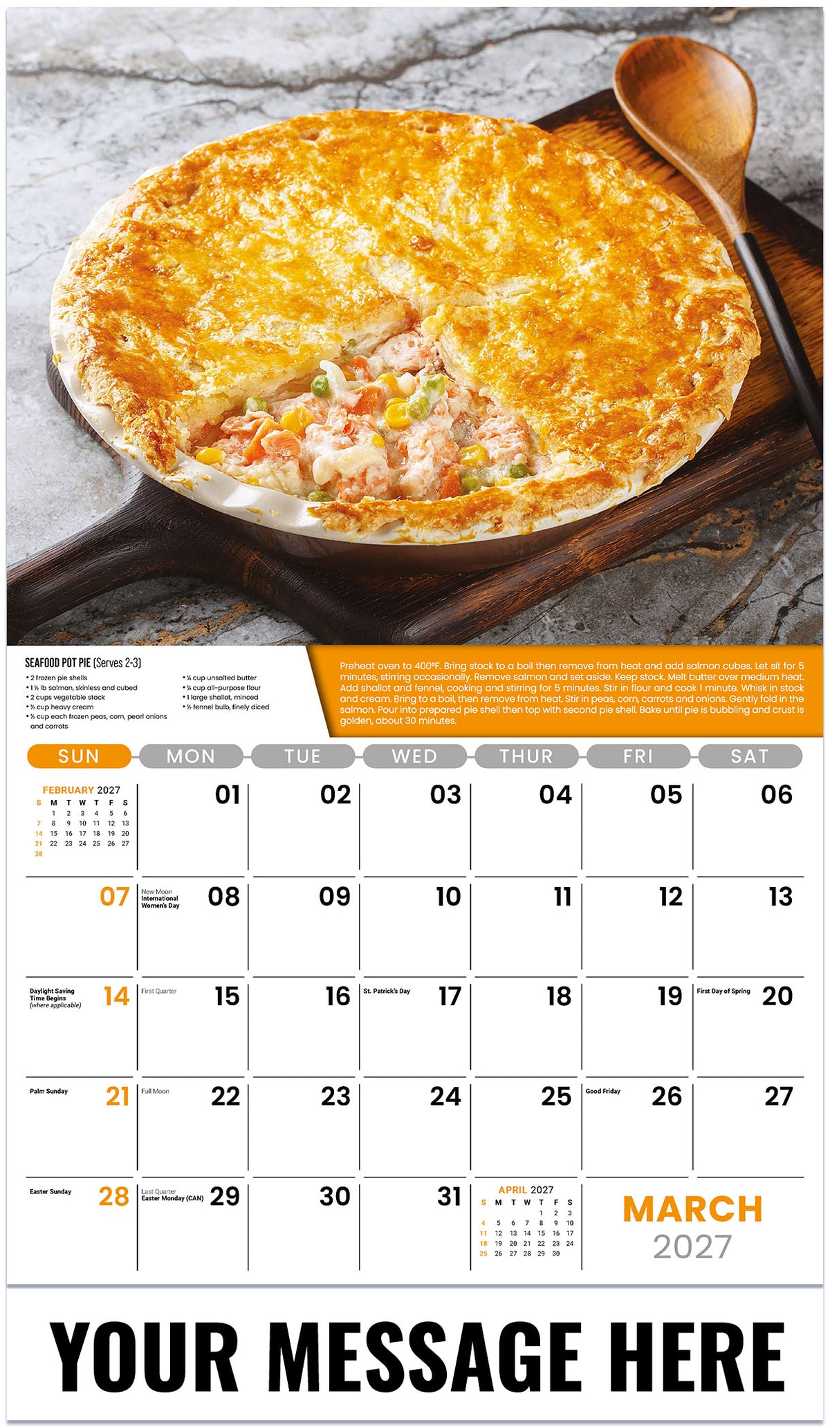 Recipes - 2027 Promotional Calendar