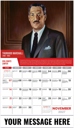 Black History: A Celebration - 2027 Promotional Calendar