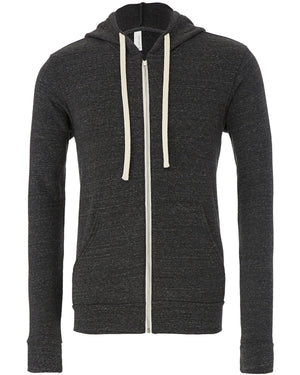 Bella + Canvas Unisex Triblend Sponge Fleece Full-Zip Hoodie