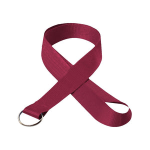 1" BEST Value Lanyard - Burgundy Red