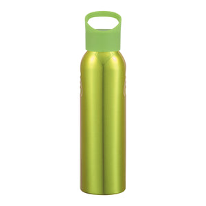 20 Oz. Aluminum Sports Bottle - Green With Green