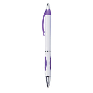 Sassy Pen - White With Purple